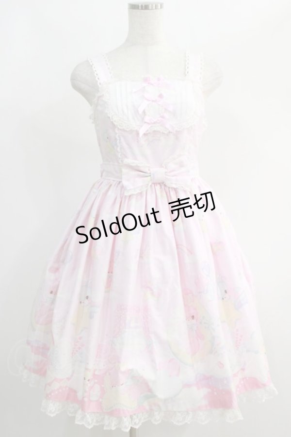 画像1: Angelic Pretty / Dream Fantasyラウンド切替ジャンパースカートSet Free ピンク H-24-11-24-015-AP-OP-NS-ZH (1)