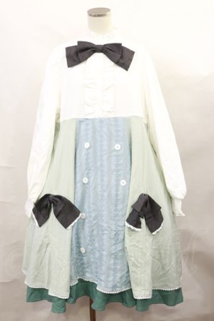 画像: Favorite / ドッキングワンピース XL オフ/ミント H-24-11-25-1014-LO-OP-NS-ZH