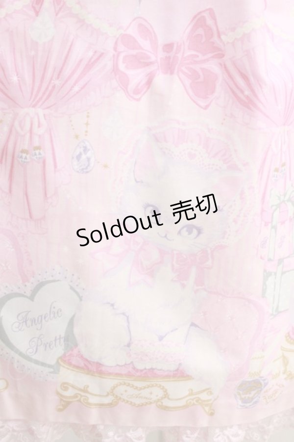画像4: Angelic Pretty / Dolly Catワンピース Free ピンク H-24-11-27-059-AP-OP-NS-ZH (4)