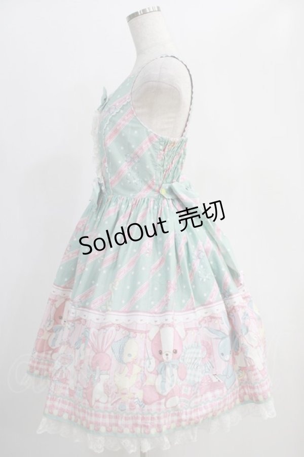 画像2: Angelic Pretty / MELODY TOYS襟付ジャンパースカート Free ミント H-24-11-27-060-AP-OP-NS-ZH (2)