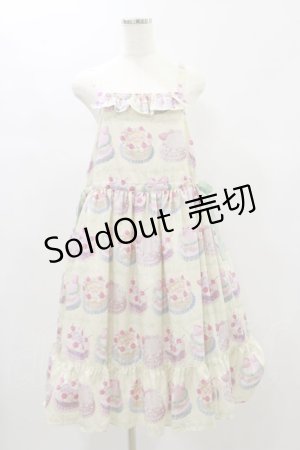 画像: Emily Temple cute / Decoration CAKEキャミソールワンピース  クリーム H-24-11-28-066-ET-OP-KB-ZH