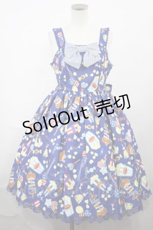 画像: Angelic Pretty / Happy Park Carnivalジャンパースカート Free ブルー H-24-12-01-077-AP-OP-NS-ZH