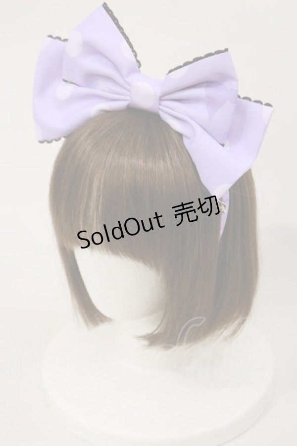 画像1: Angelic Pretty / Fantasic Dollyカチューシャ  ラベンダー H-24-12-01-079-AP-AC-NS-ZH (1)