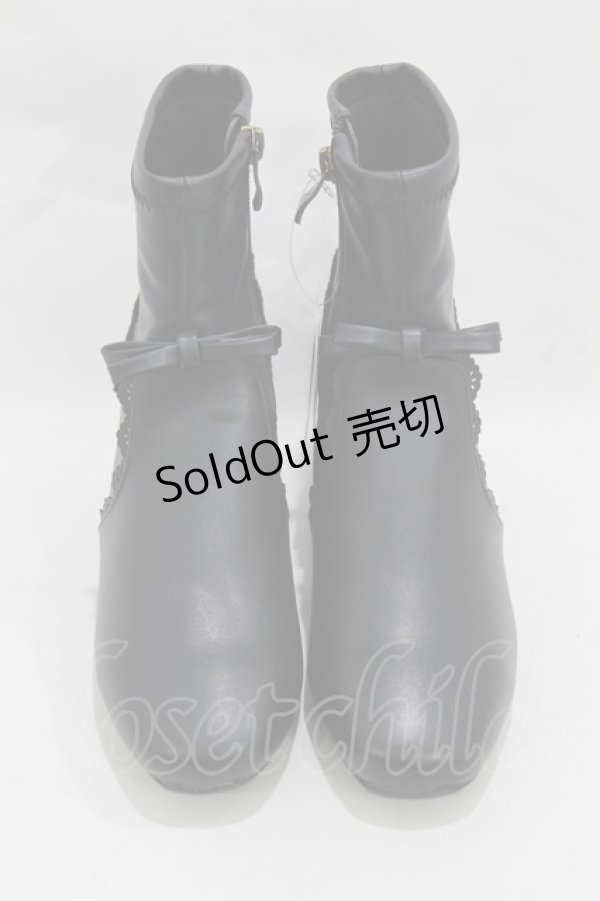 画像1: m petit by misako / TT*AMPUリボンSBT M ブラック H-24-12-02-1048-LO-SH-NS-ZH (1)