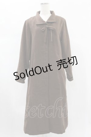 画像: merry jenny / リボンAラインロングコート Free ブラウン H-24-12-02-1019-LO-CO-NS-ZT-C004