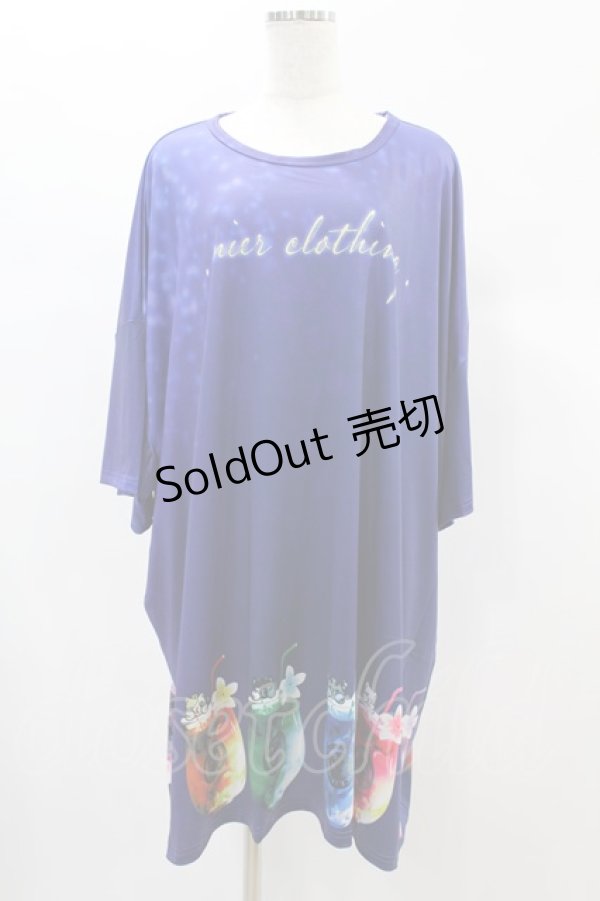 画像1: NieR Clothing / プリントBIG CUTSEW   H-24-12-03-1045-PU-TO-KB-ZT222 (1)