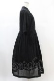 画像3: Jane Marple Dans Le Salon / Folklore lace day dress M ブラック H-24-12-03-1033-JM-OP-KB-ZT222 (3)