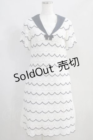 画像: SERAPHIM / NAMIMAワンピース Free オフ/ネイビー H-24-12-05-005-LO-OP-NS-ZH