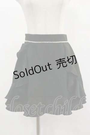 画像: evelyn / ツイードフリルスカート Free ブラック H-24-12-07-052-LO-SK-NS-ZH