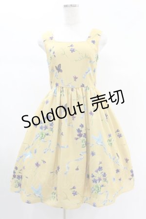 画像: MILK / ブルーバードワンピース  シトロンゴールド H-25-06-15-1007-ML-OP-KB-ZH