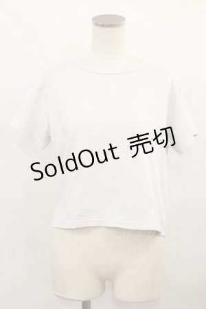 画像: evelyn / 総ラインストーンTシャツ Free グレー H-24-12-11-1031-LO-TS-NS-ZH