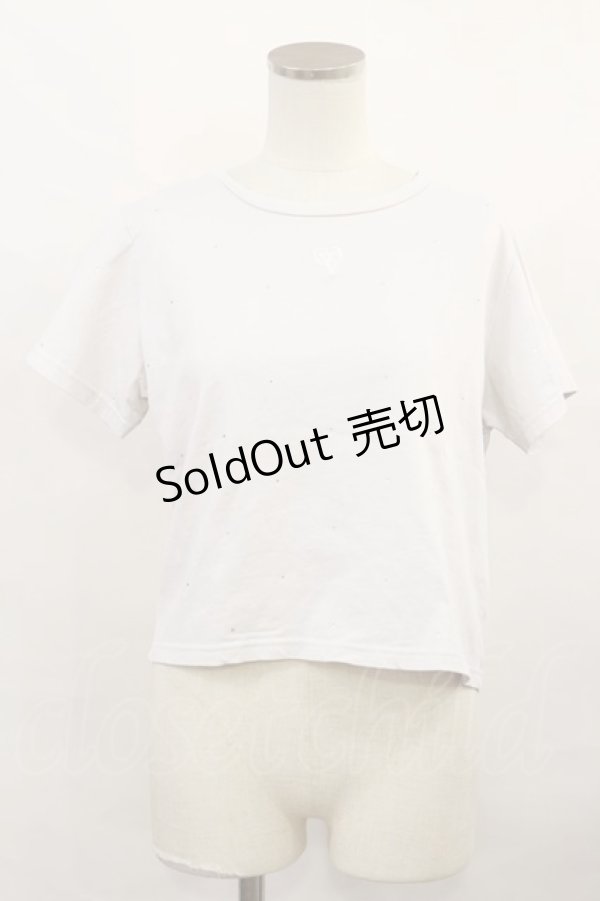 画像1: evelyn / 総ラインストーンTシャツ Free グレー H-24-12-11-1031-LO-TS-NS-ZH (1)