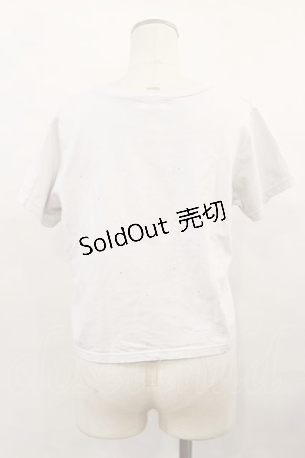 画像2: evelyn / 総ラインストーンTシャツ Free グレー H-24-12-11-1031-LO-TS-NS-ZH (2)