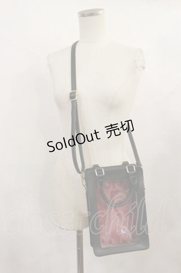 画像2: ALICE and the PIRATES / クリスのタロットカード型Bag  ブラック H-24-12-11-1036-PA-BG-NS-ZH (2)