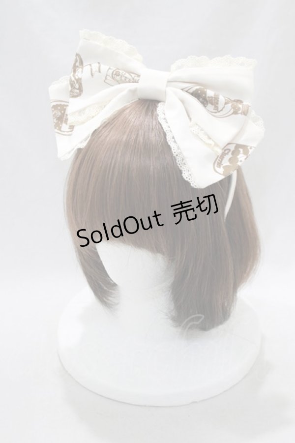 画像1: Angelic Pretty / Honey Cakeカチューシャ  アイボリー H-24-12-11-015-AP-AC-NS-ZH (1)