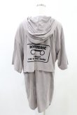 画像2: HYSTERIC GLAMOUR / BEAR BOOMBOXワンピース  グレー H-24-12-12-1001-PU-OP-KB-ZT043 (2)