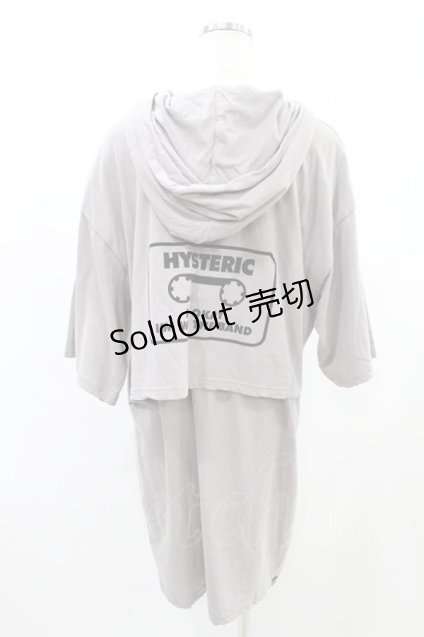 画像2: HYSTERIC GLAMOUR / BEAR BOOMBOXワンピース  グレー H-24-12-12-1001-PU-OP-KB-ZT043 (2)