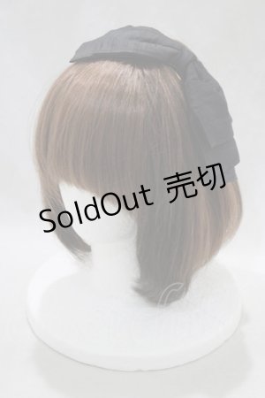 画像: Jane Marple Dans Le Salon / リボンカチューシャ  黒 H-24-12-14-015-JM-AC-KB-ZH