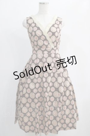 画像: Jane Marple Dans Le Salon / リバティタルトドレス  ブラウン H-24-12-14-028-JM-OP-KB-ZH