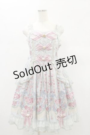 画像: Angelic Pretty / Fairy Rose Princessジャンパースカート Free サックス H-24-12-15-062-AP-OP-NS-ZH