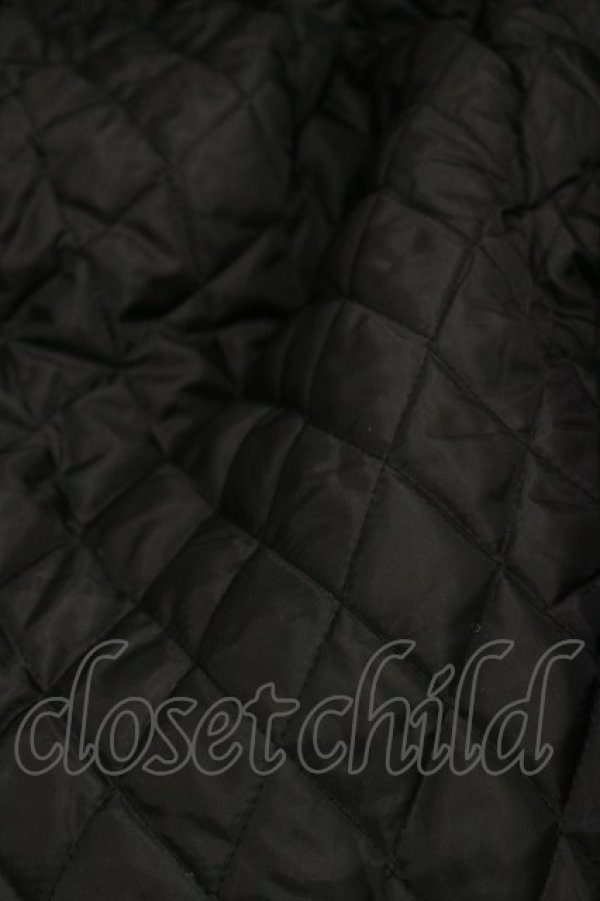 画像3: NieR Clothing / キルティングコート  黒 H-24-12-15-033-PU-CO-KB-ZT-C009 (3)