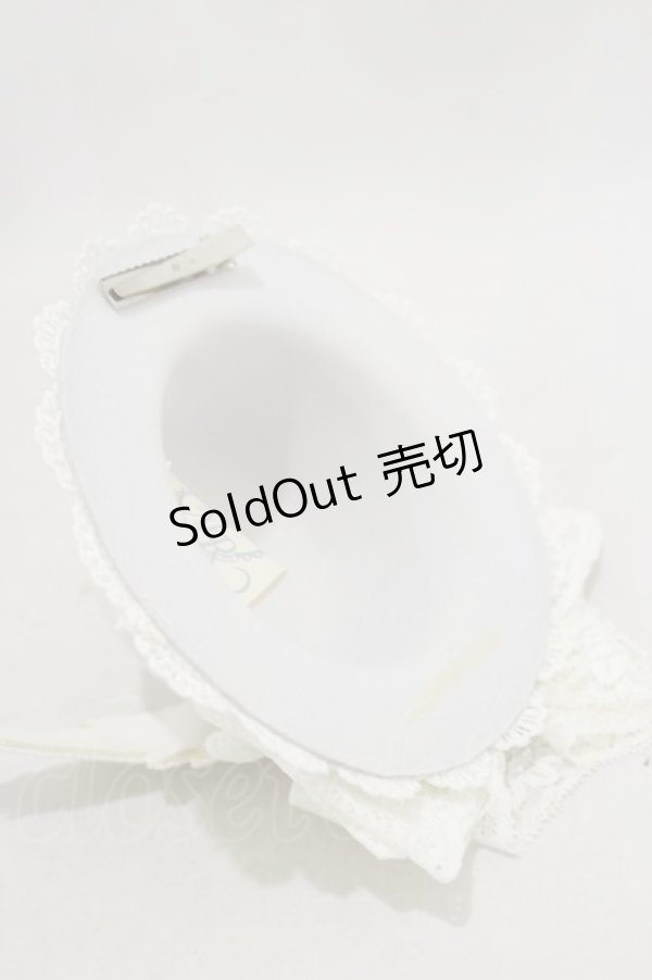 画像3: MR corset / WINGミニハット  白 H-24-12-16-017-PU-AC-KB-ZH (3)