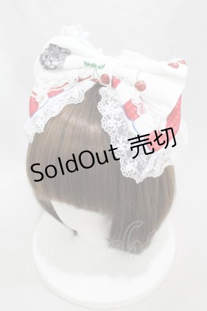 画像: BABY,THE STARS SHINE BRIGHT / Kitten’s Sweet Cherries Cafe Diner柄カチューシャ  オフ H-24-12-18-001-BA-AC-NS-ZH