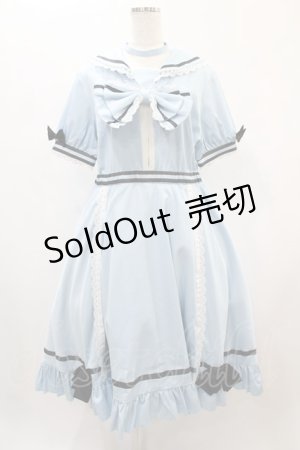 画像: Favorite / ふんぼさんコラボグッズ これであなたもナチュじょ !*あゆむくんとおそろいワンピース XL サックス H-24-12-18-036-LO-OP-NS-ZH