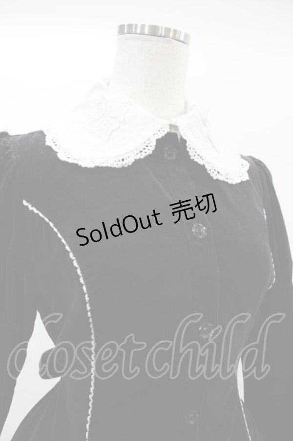 画像4: BABY,THE STARS SHINE BRIGHT / 別珍ワンピース Free ブラック H-24-12-18-032-BA-OP-NS-ZH (4)