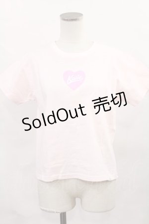 画像: Katie / HEART LOGO tee S ピンク H-24-12-20-2020-LO-TS-NS-ZT359