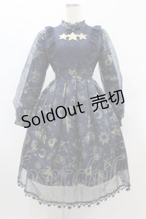 画像: Angelic Pretty / Astrologyワンピース Free ネイビー H-24-12-20-025-AP-OP-NS-ZH