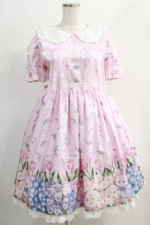 画像: Angelic Pretty / Flower Kittenワンピース Free ピンク H-24-12-21-014-AP-OP-NS-ZH