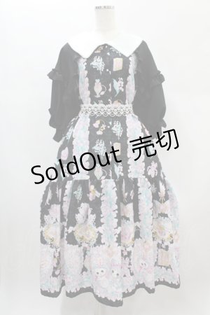 画像: Royal Princess Alice / Lily of the valleyワンピース・飴ノ森ふみかコラボ Free ブラック H-24-12-22-1028-LO-OP-NS-ZH