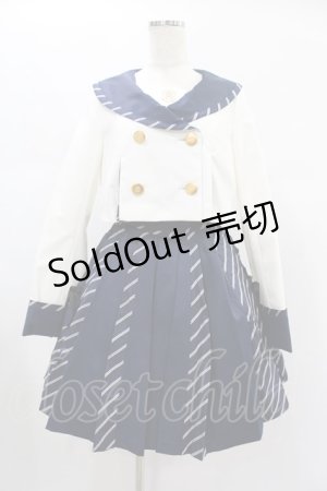 画像: Angelic Pretty / Bunny College Formal Set Free ネイビー H-24-12-24-1013-AP-OP-NS-ZH