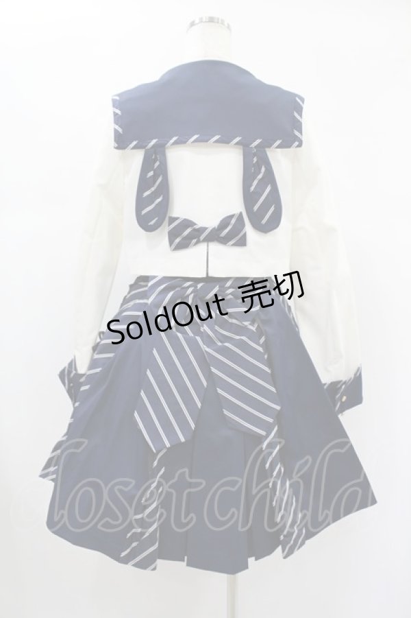 画像2: Angelic Pretty / Bunny College Formal Set Free ネイビー H-24-12-24-1013-AP-OP-NS-ZH (2)