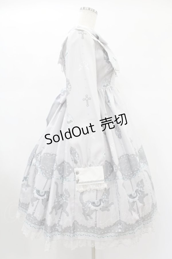 画像3: Angelic Pretty / Dream Cat Go RoundワンピースSet Free グレー H-24-12-24-1014-AP-OP-NS-ZH (3)