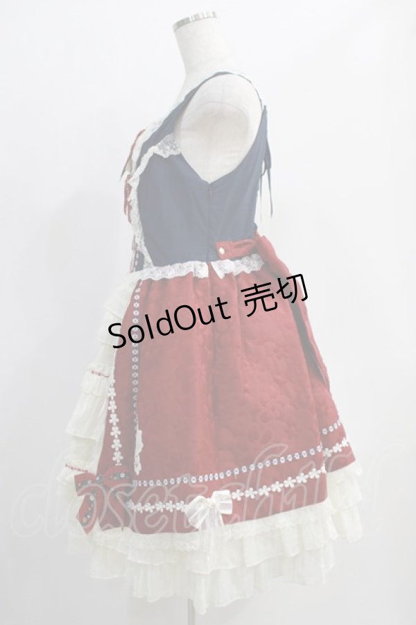 画像5: BABY,THE STARS SHINE BRIGHT / おとぎの国の赤ずきんちゃんジャンパースカート(ケープセット) Free エンジ/ネイビー H-24-12-25-046-BA-OP-NS-ZH (5)