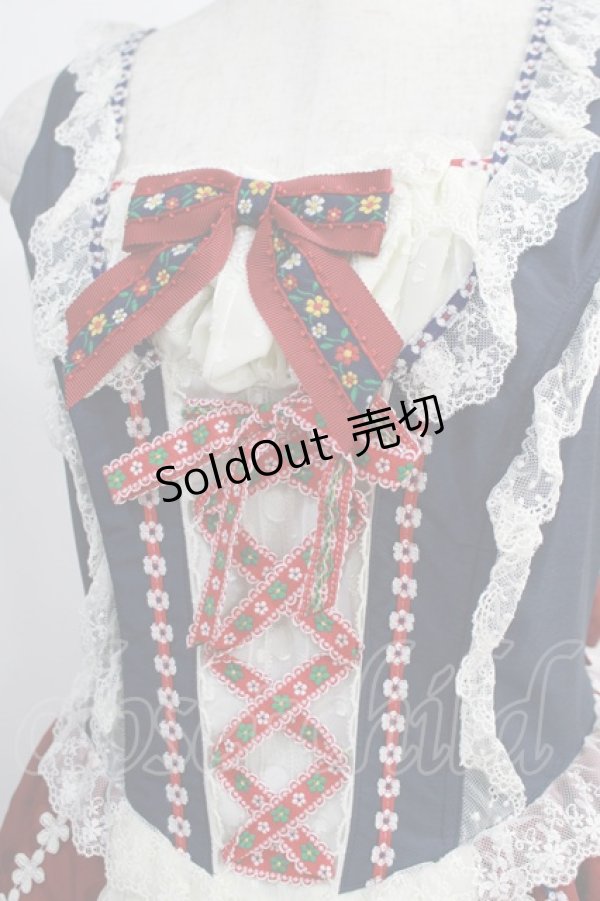 画像7: BABY,THE STARS SHINE BRIGHT / おとぎの国の赤ずきんちゃんジャンパースカート(ケープセット) Free エンジ/ネイビー H-24-12-25-046-BA-OP-NS-ZH (7)