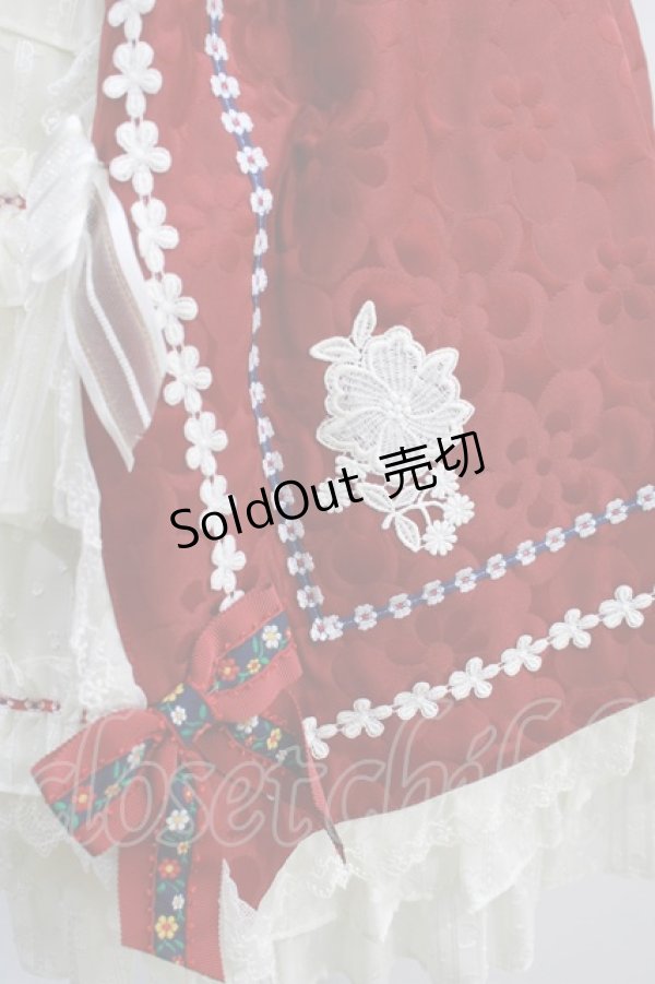 画像8: BABY,THE STARS SHINE BRIGHT / おとぎの国の赤ずきんちゃんジャンパースカート(ケープセット) Free エンジ/ネイビー H-24-12-25-046-BA-OP-NS-ZH (8)