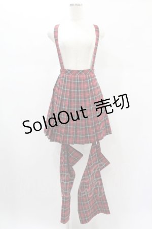 画像: Amavel / Rockin' Girl レッグカバー付きスカパン Free レッド H-24-12-25-1003-CA-SK-NS-ZH