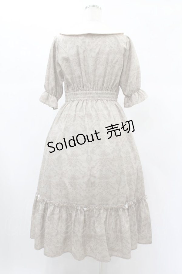 画像2: m petit by misako / NINA'sコラボ トワルドジュイワンピース M ベージュ H-24-12-25-1024-LO-OP-NS-ZH (2)