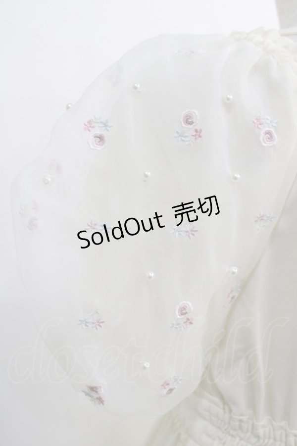 画像4: mellfy memory / Fleur Candyワンピース M アイボリー H-24-12-25-010-LO-OP-NS-ZH (4)