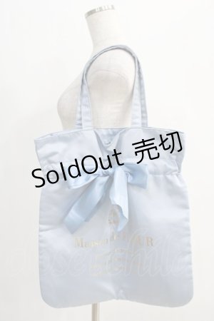 画像: Maison de FLEUR / リボントートバッグ  サックス H-24-12-26-1001-LO-BG-NS-ZH