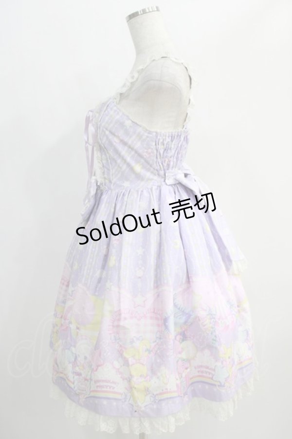 画像2: Angelic Pretty / Cotton Candy Shop ジャンパースカートSet Free ラベンダー H-24-12-26-1043-AP-OP-NS-ZH (2)