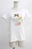 画像1: Fi.n.t / ドーナツプリントTシャツ Free オフ H-24-12-26-1032-CA-TS-NS-ZH (1)