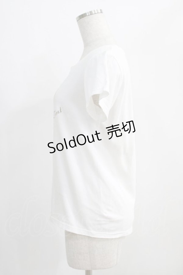 画像2: Fi.n.t / ドーナツプリントTシャツ Free オフ H-24-12-26-1032-CA-TS-NS-ZH (2)