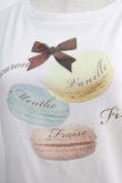 画像4: Fi.n.t / ドーナツプリントTシャツ Free オフ H-24-12-26-1032-CA-TS-NS-ZH (4)