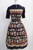 画像3: Jane Marple / Strawberry label scarfのコレットドレス  ネイビー H-24-12-26-016-JM-OP-KB-ZT206 (3)