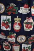 画像4: Jane Marple / Strawberry label scarfのコレットドレス  ネイビー H-24-12-26-016-JM-OP-KB-ZT206 (4)
