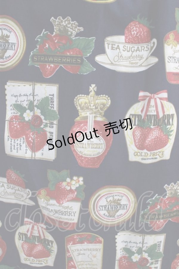 画像4: Jane Marple / Strawberry label scarfのコレットドレス  ネイビー H-24-12-26-016-JM-OP-KB-ZT206 (4)